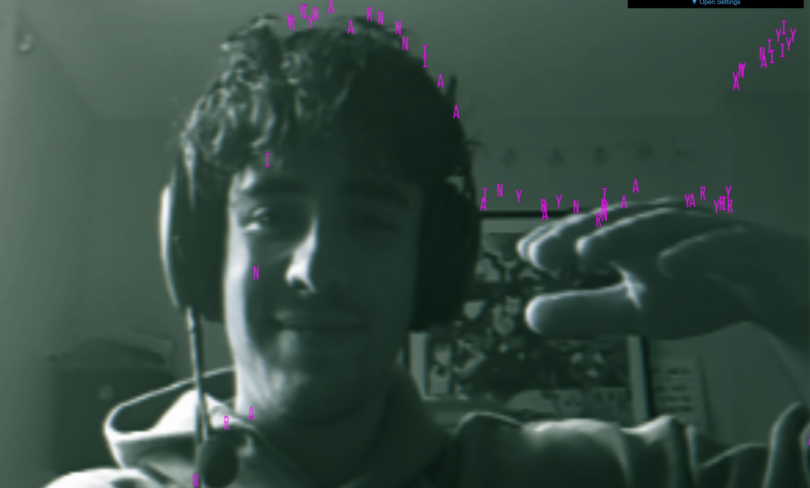Text Rain Animation